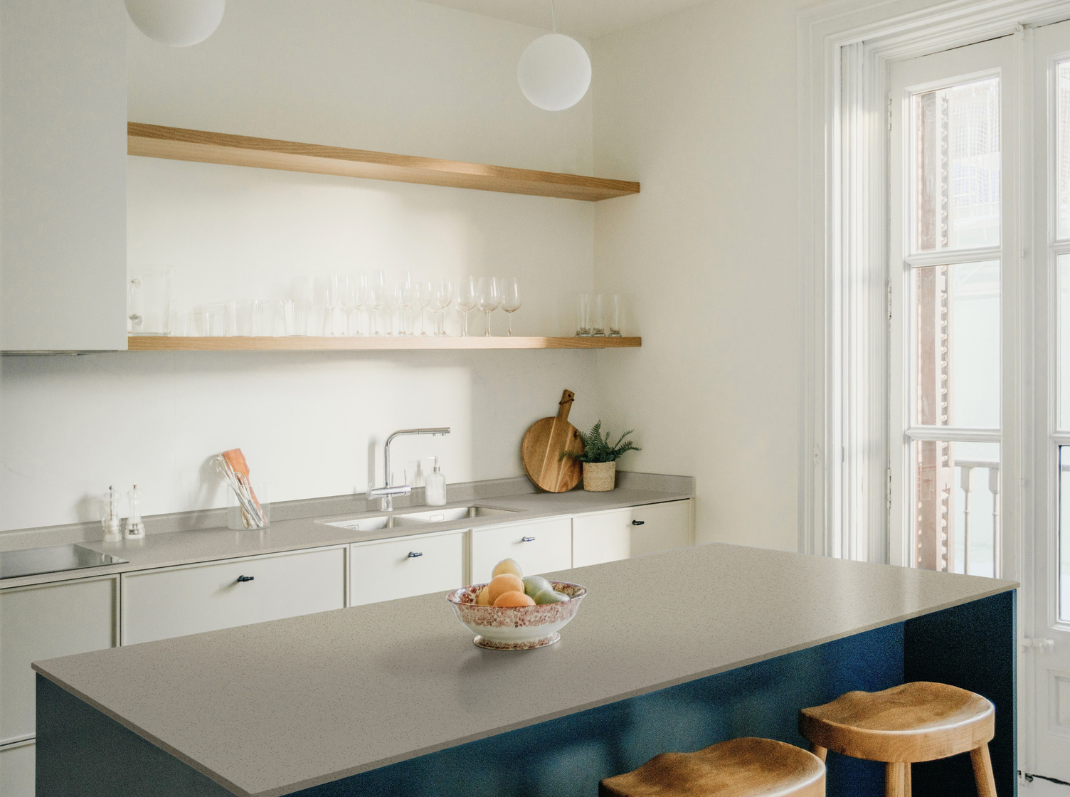 Hushed Gray Kitchen