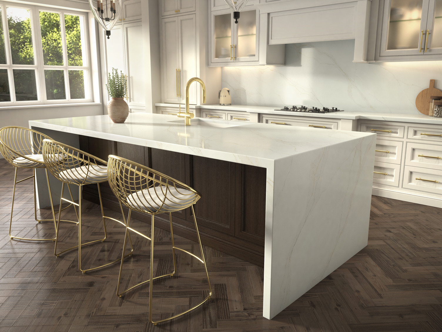 Calacatta Medallion Kitchen